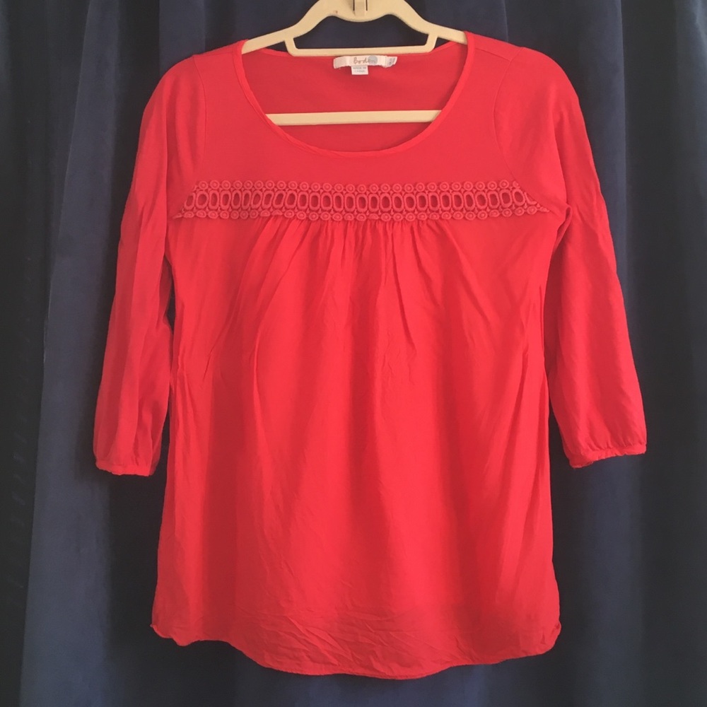 Boden | Broderie Smocked Top